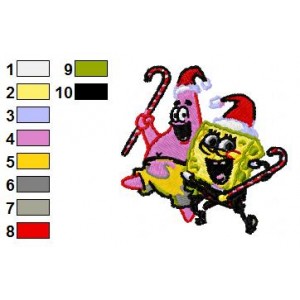 SpongeBob SquarePants Embroidery Design 1